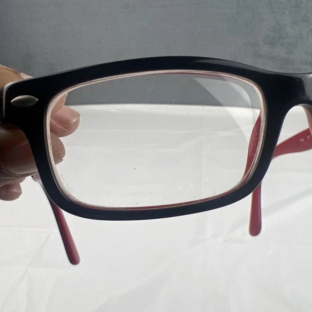 Ray Ban RB 1535 3573 Eyeglasses Red Logo Arms 48-16-130 Frames Only #4